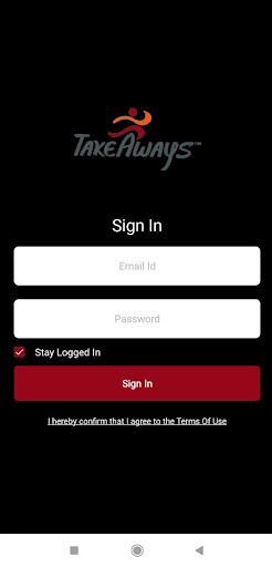 TAKEAWAYS MERCHANT Screen 2