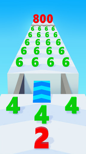 Number Rush : Merge and Run Screen 2