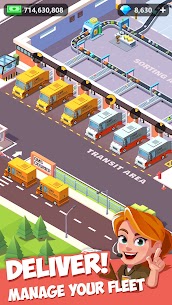 Idle Courier Tycoon MOD APK 1.31.13 (Unlimited Money) 2