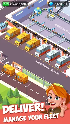 Idle Courier - Screenshot 2