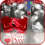 Valentines Love Zipper Lock icon