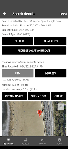 AirFlare Field Console Screen 3