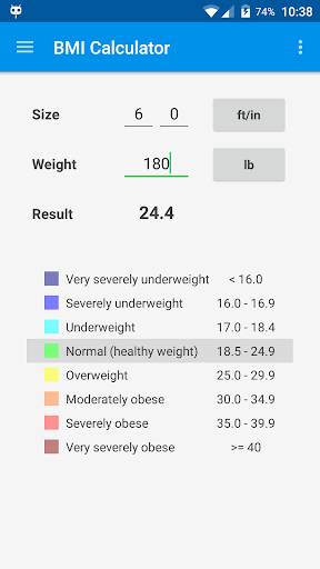 BMI & Weight Control Screenshot 3 - AppWisp.com