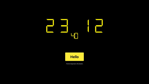 Android application Hello Clock screenshort