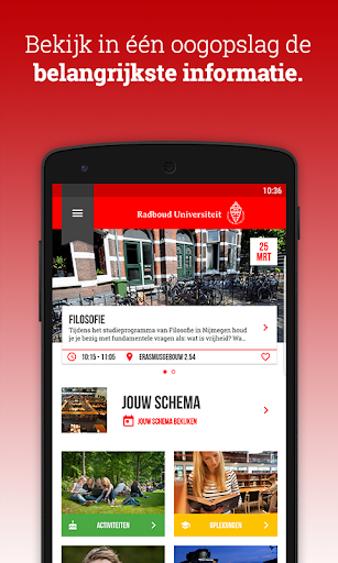 Android application RU Studiekeuze screenshort