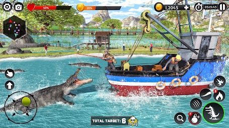 Hungry Animal Crocodile Games