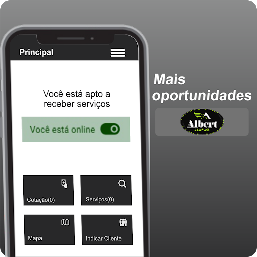Android application Albert Delivery - Profissional screenshort