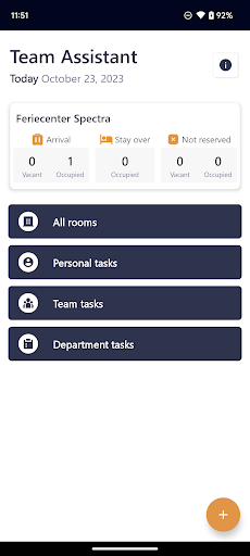 Android application Team Assistant screenshort