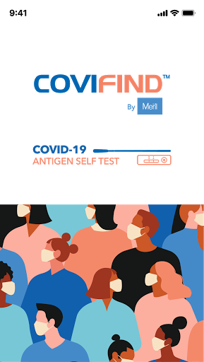 Android application CoviFind screenshort
