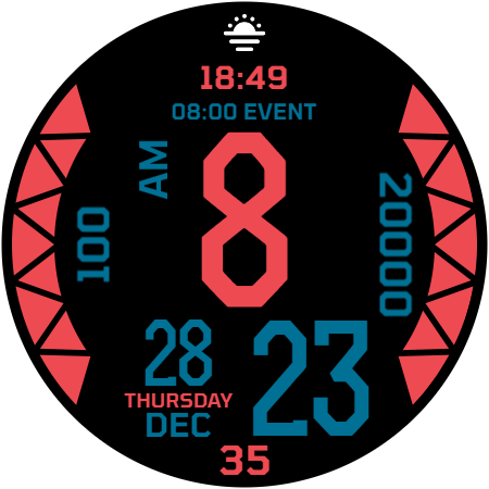 IWF Digi Master II watch face screenshot 21