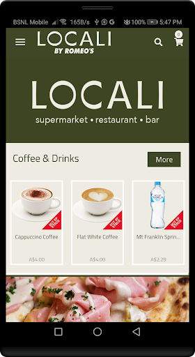 Android application Locali By Romeos screenshort