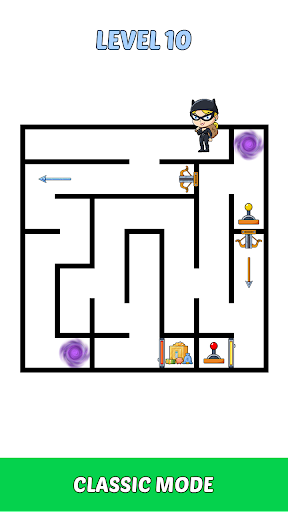 Android application Maze Thief: Draw Puzzle screenshort