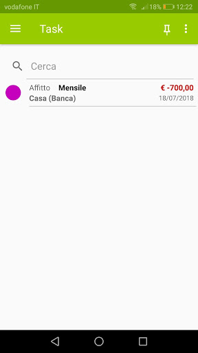 Portafoglio - Expense Tracking Screen 3