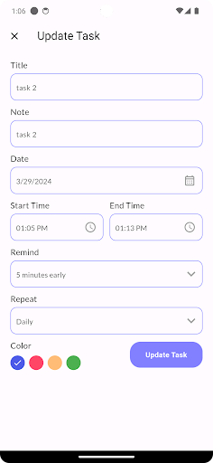 To Do List - Tasks  Notes