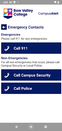CampusAlert Screen 2