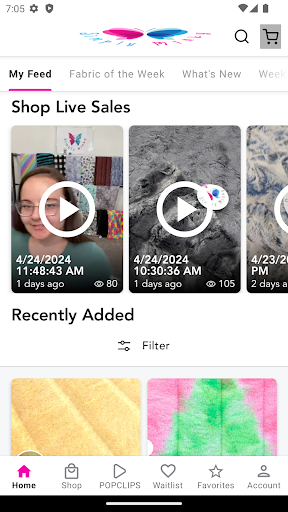 Screenshot of Simply Minky