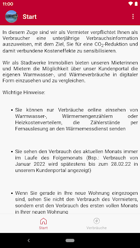 Meine GBO App Screen 2