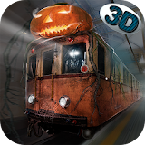 Spooky Halloween Train Driving icon