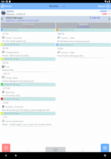 ภาพหน้าจอ EvoWallet MoneyTracker Premium