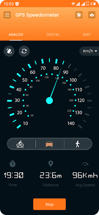 GPS Speedometer & Odometer App - 1.6 - (Android)
