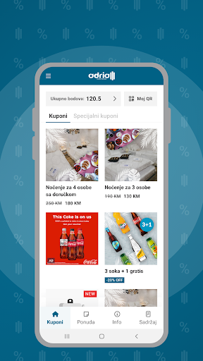 Android application Adria centar screenshort