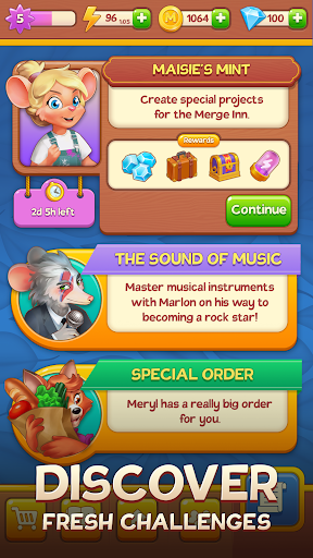 Merge Inn - Cafe Merge Game - Puzzle - games