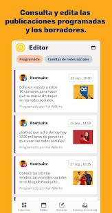 Hootsuite para Redes Sociales Screenshot
