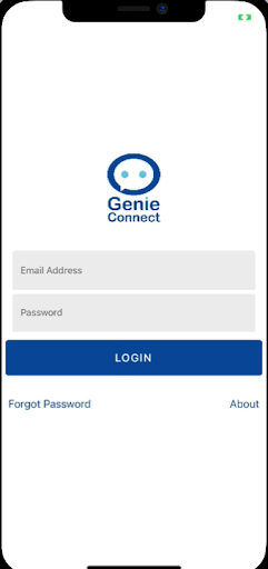 Android application GenieConnect screenshort