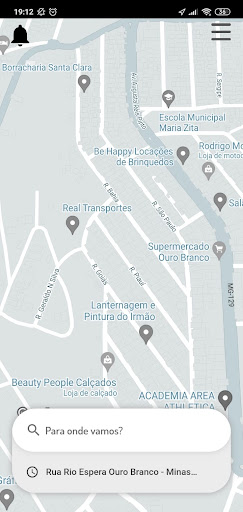 Ouro Driver Cliente Screen 2