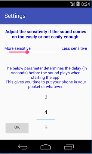 Walking Sounds Screen 2