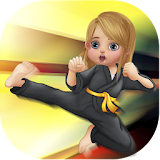 Kungfu Girls vs School Girl Fight - Karate Games icon