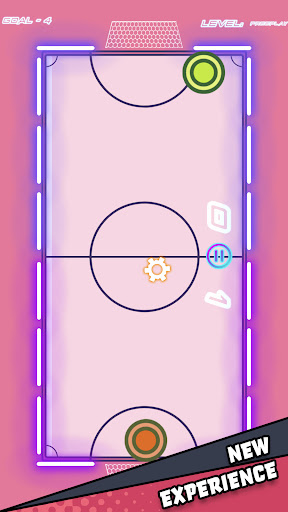 Air Hockey Glow HD Ultimate 2D Screen 2
