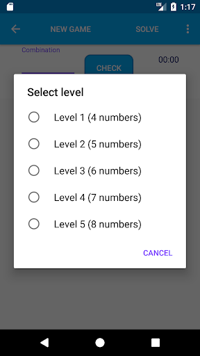 Guess the Code Screen 3