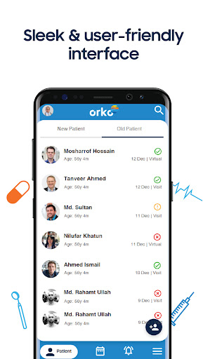 Android application Orko Aide screenshort