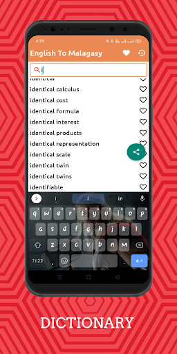 English To Malagasy Dictionary Screen 2