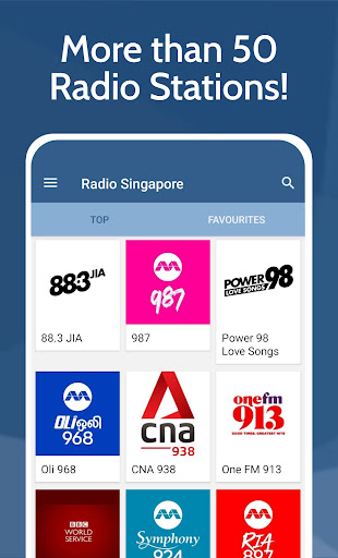 Singapore Radio Stations Screen 2