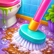 Girl home cleaning repair game APK