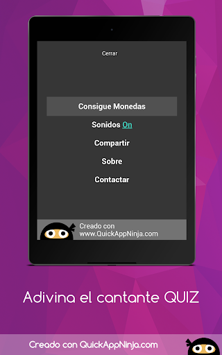 Adivina el cantante QUIZ