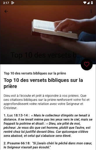 Versets Biblique sur la Prière screenshot 10
