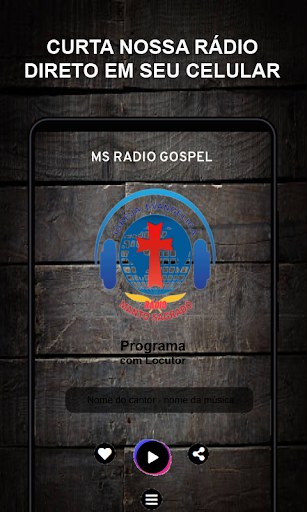 Android application MS Rádio Gospel screenshort