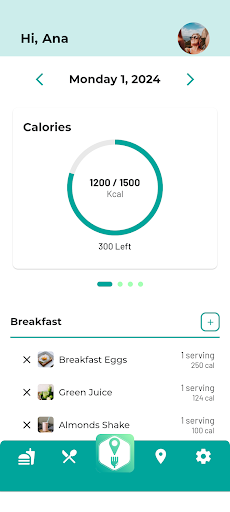 Healthy Fork Screen 2