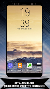 Galaxy Note8 Digital Clock Widget Pro APK (Berbayar) 3