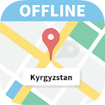 Cover Image of Télécharger Kyrgyzstan offline map  APK