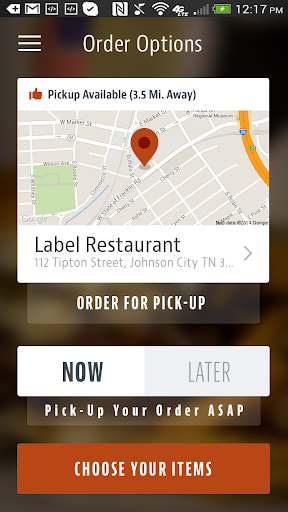 Label Restaurant Screen 2