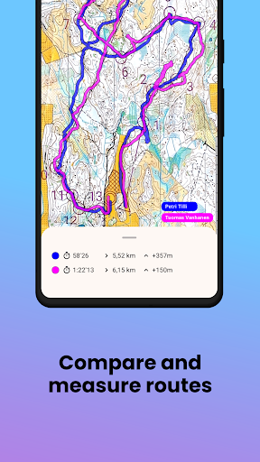 Screenshot of Control Orienteering Analysis