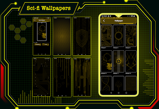 Screenshot of Strip Hi-tech Launcher 2025