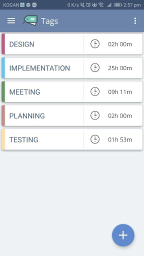 iParaV Time Management Team Screen 3