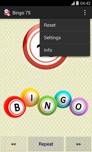 Bingo 75 Screen 3