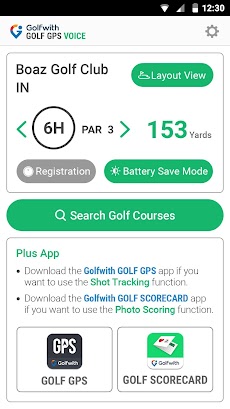 Golfwith:GOLF GPS VOICEのおすすめ画像1