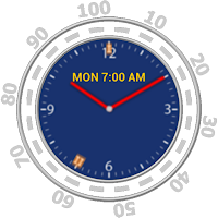 Rotary Clock Widget
